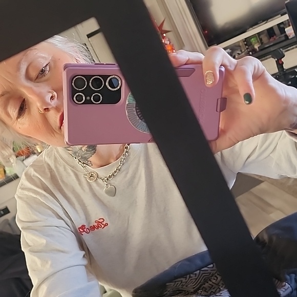 Tiffany & Co. Silver 16" Necklace Choker with Heart Charm and Circle Toggle - Picture 2 of 12